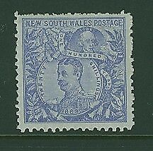 NSW Australian States SG 264cb 20/- cobalt-blue Perf 11 x 12 MLH