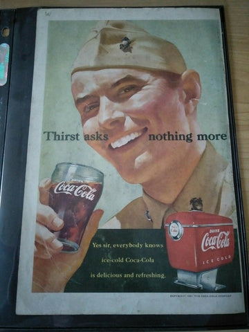 Coca-Cola 1951 Advertisement - "Thirst Asks Nothing More"