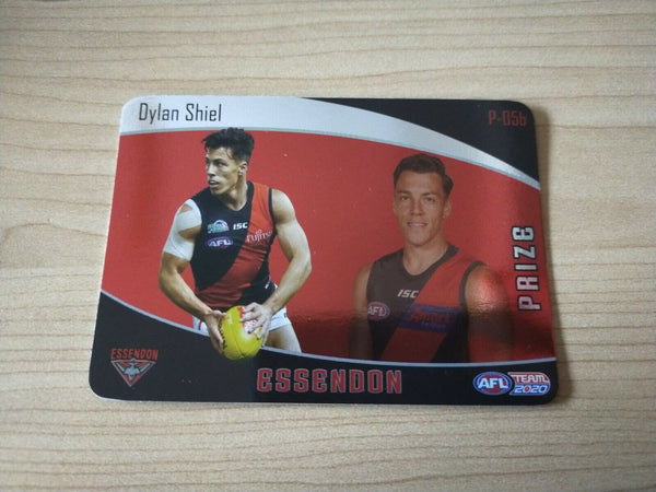 2020 Teamcoach Prize Football Card Dylan Shiel Essendon P-05b