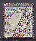Germany SG 1 1872  1/4g violet Used