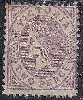 Victoria Australian States SG 183b 2d Dull mauve Mint