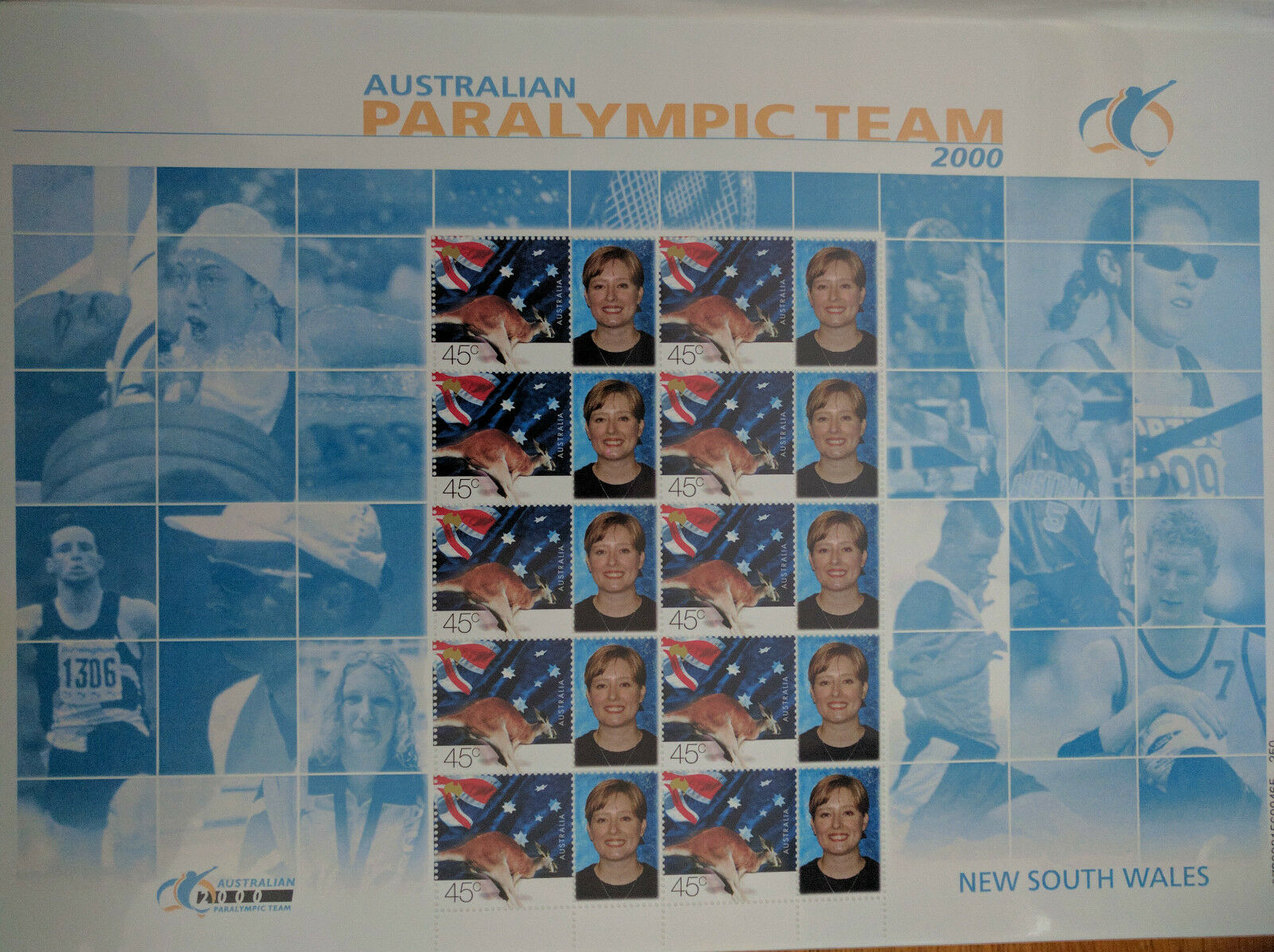 Australia Post 2000 Paralympic Team New South Wales