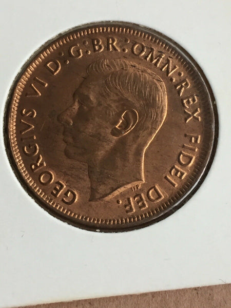Australia 1952 Melbourne Penny  Brilliant Unc