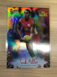 AFL 2018 Select Christmas Holofoil Card X93 - Gold Coast Suns, Touk Miller