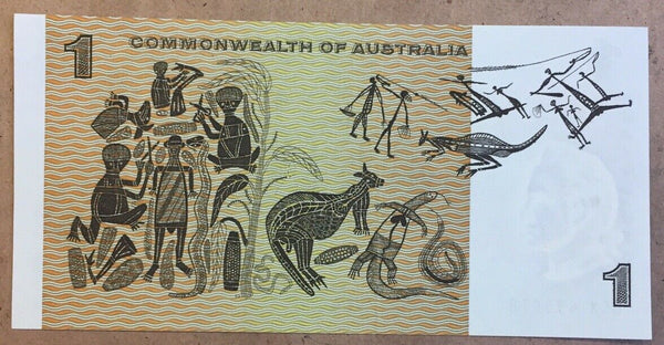 Australia 1974 R74 $1 Commonwealth of Australia Phillips/Wheeler Uncirculated