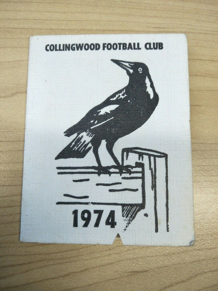 VFL 1974 Collingwood Football Club Season Ticket No. 7749