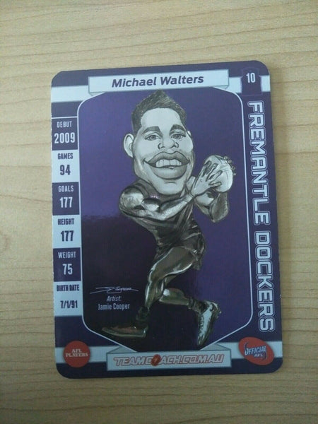 2017 Teamcoach Magic Wildcard Michael Walters Fremantle MW-06