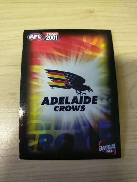 2001 Teamcoach Gold Prize Card Adelaide 201 Ben Hart