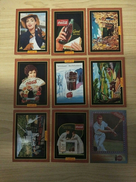 Coca-Cola 1995 Collection of 18 different Series 4 cards