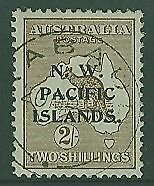 NWPI New Guinea on Australia 2s Kangaroo inverted wmk SG 97 ac Used