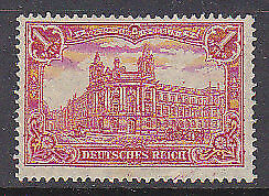 Germany SG   77A 1902 1m red Mint no gum
