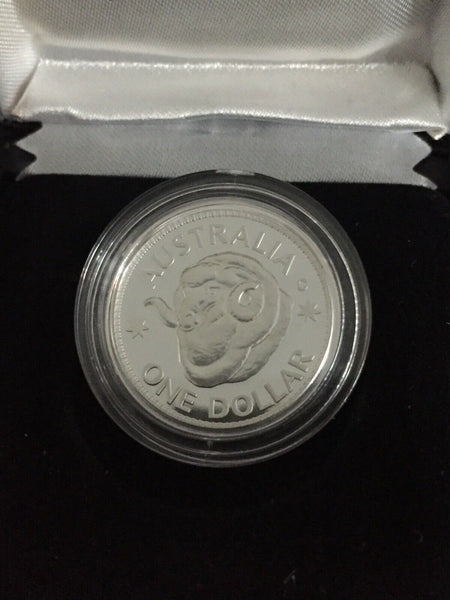 Australia 2011 Royal Australian Mint $1 Ram's Head Silver Proof Coin