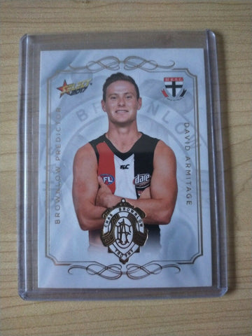 2017 Select Footy Stars Brownlow Predictor David Armitage St Kilda 062/275