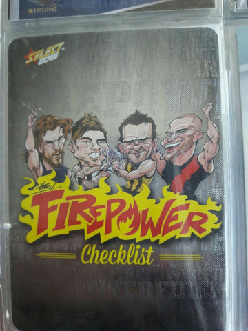 Select 2015 Firepower Checklist FC58