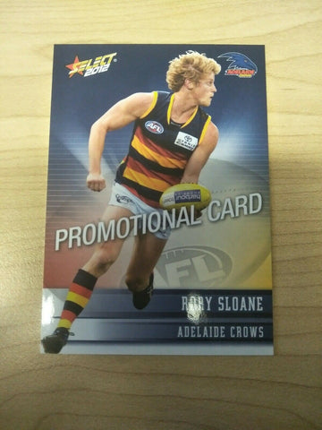 2012 Select AFL Promotional Card Rory Sloane Adelaide