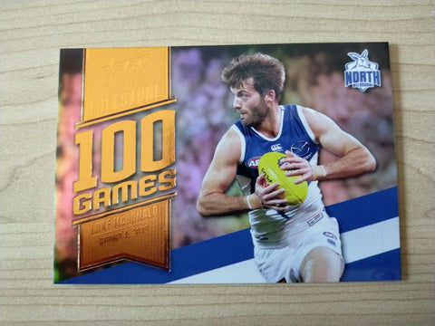 2020 Select Prestige Milestones Luke McDonald North Melbourne No. 023/200
