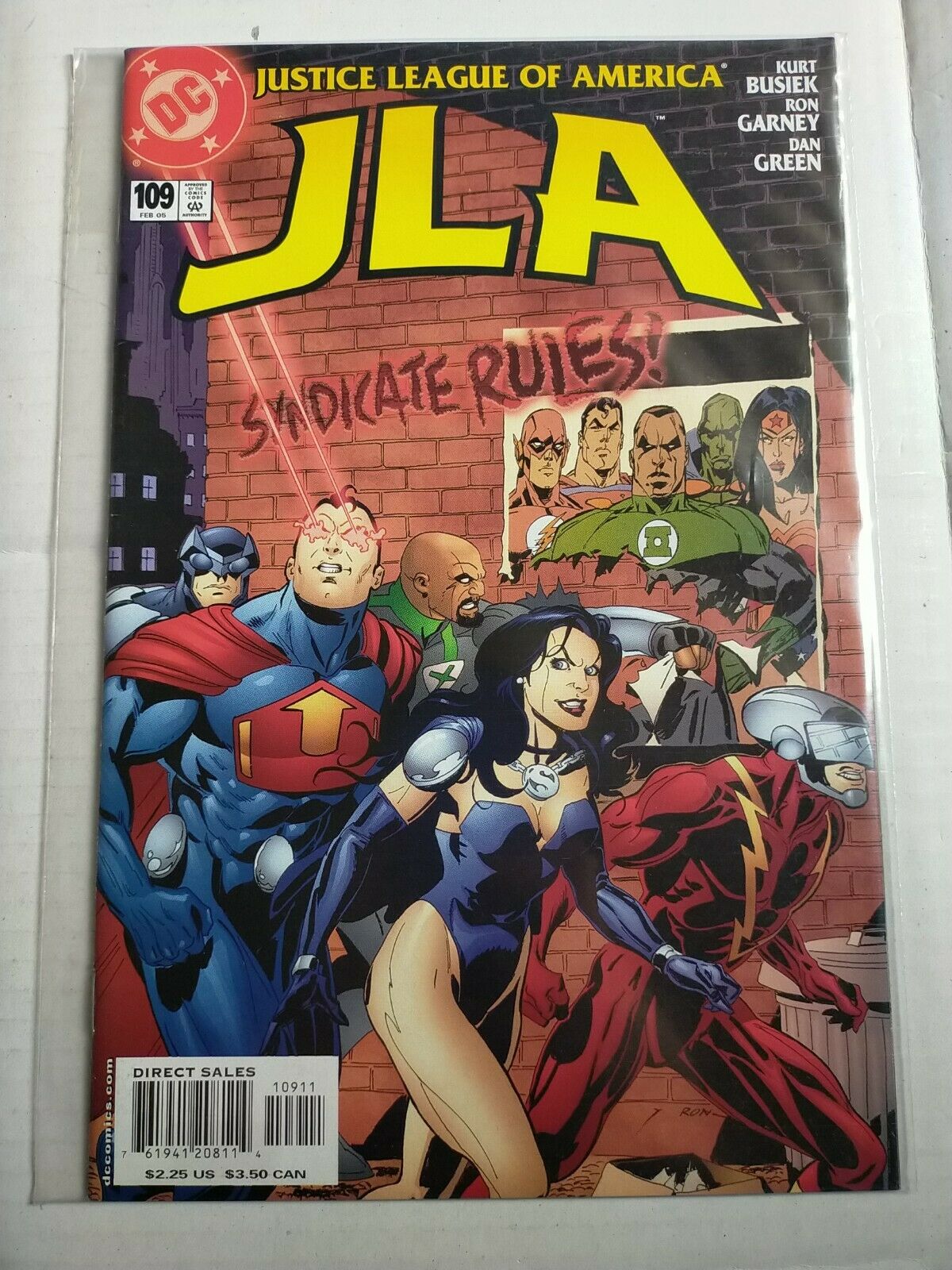 DC 2005 February #109 Justice League of America Comic