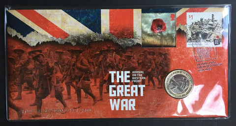 2016 GB Great Britain UK Joint Issue £2 The Great War Limited Issue PNC