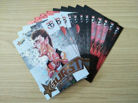 2019 AFL Select Footy Stars St Kilda Saints Inserts x12