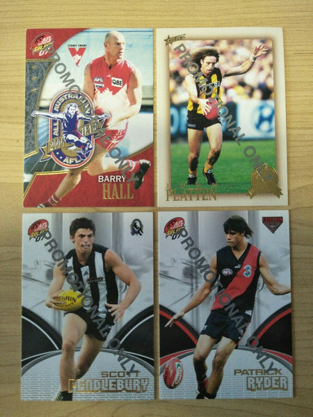 2007 Select AFL Promotional Card Set 4 Cards