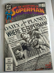 DC 451 February 1989 The Adventures of Superman Comic
