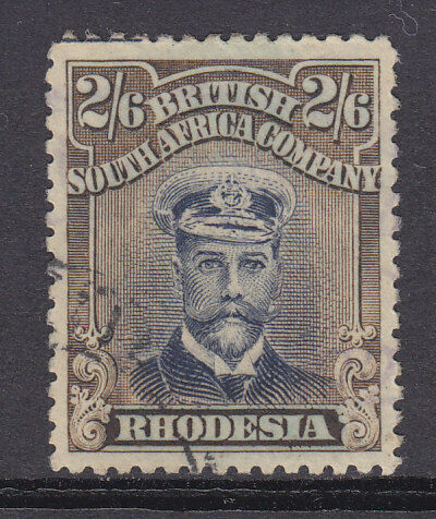 British South Africa SG 274 2/6 deep ultramarine & grey-brown Used Stamp