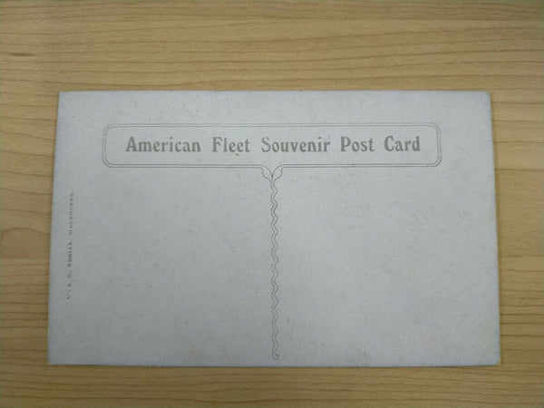 American Vintage USS Louisiana American Fleet Souvenir Postcard