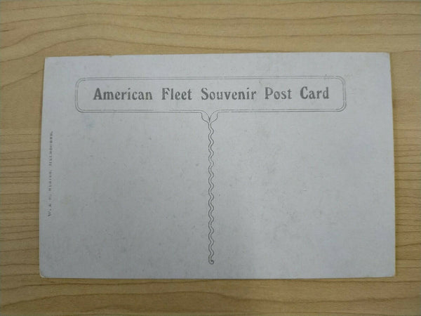 American Vintage USS Rhode Island American Fleet Souvenir Postcard