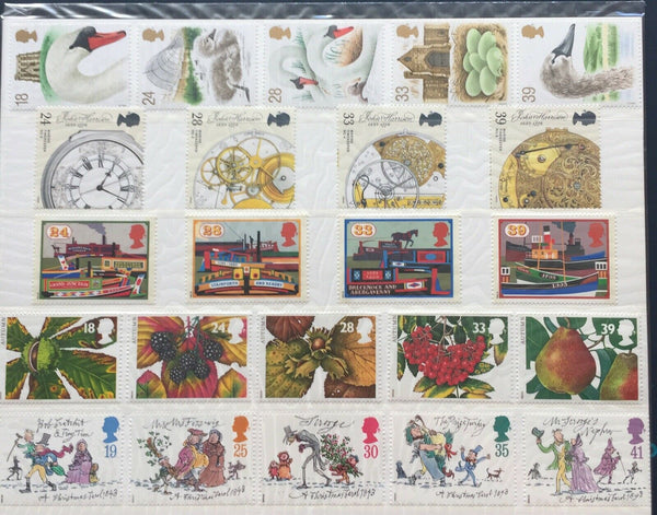 GB Great Britain 1993 Royal Mail Stamp Year Album Volume 10 Includes Years Issues.