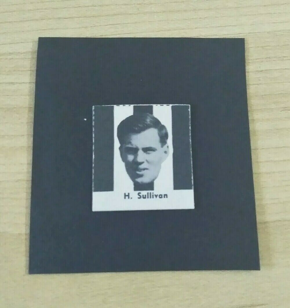 VFL 1956 Argus Newspaper Fireside Footballers Collingwood H Sullivan Football Card