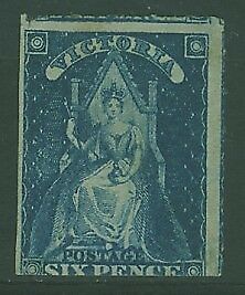 Victoria Australian States  SG 73a 6d Light blue Mint
