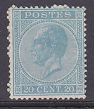 Monaco SG  35 20c blue Mint Hinged.