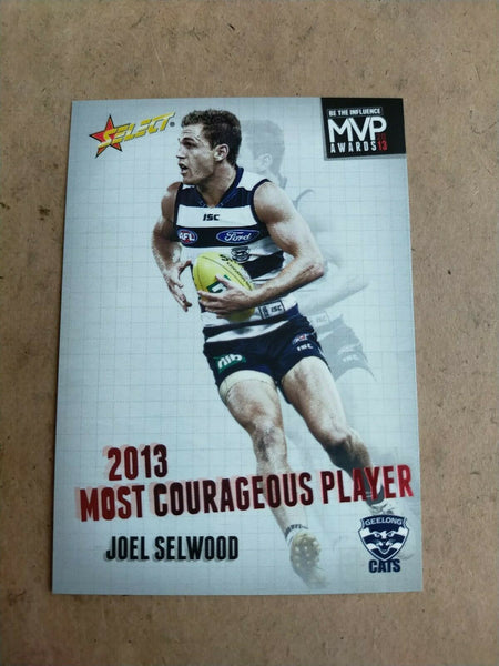 Select 2013 MVP Awards Joel Selwood Most Courageous Player Geelong Cats