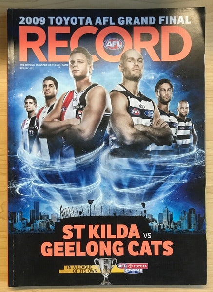 2009 AFL Grand Final Football Record St Kilda v Geelong
