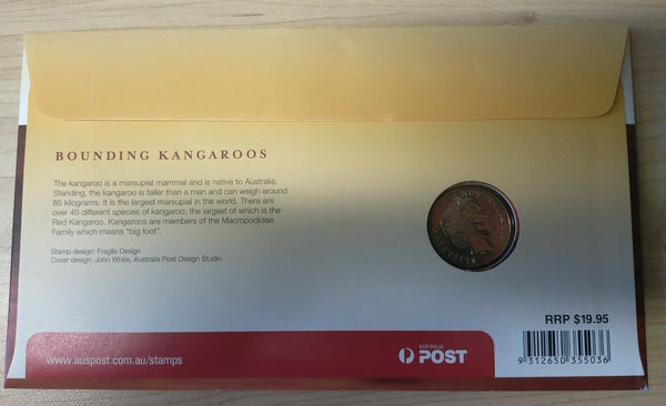2007 Bounding Kangaroos PNC First Day Of Issue