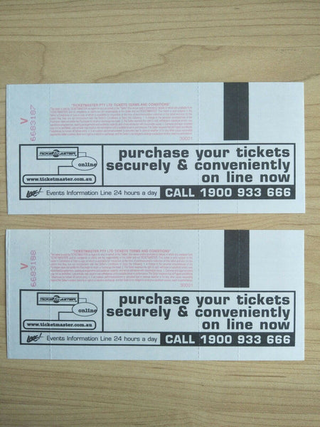 1999 Grand Final Tickets North Melbourne V Carlton