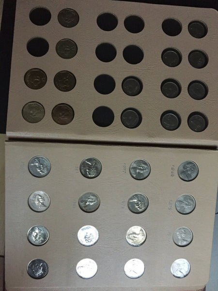 Fiji 1c,2c,5c,10 Cents & $1 Coins in Dansco Supreme Album. Superb Condition.