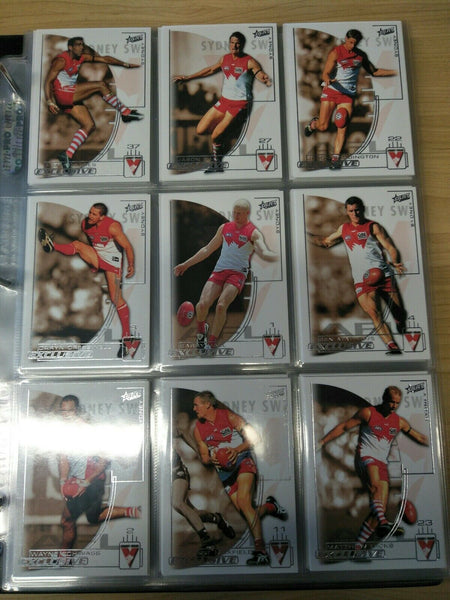 2002 AFL Select Exclusive Complete Base Set