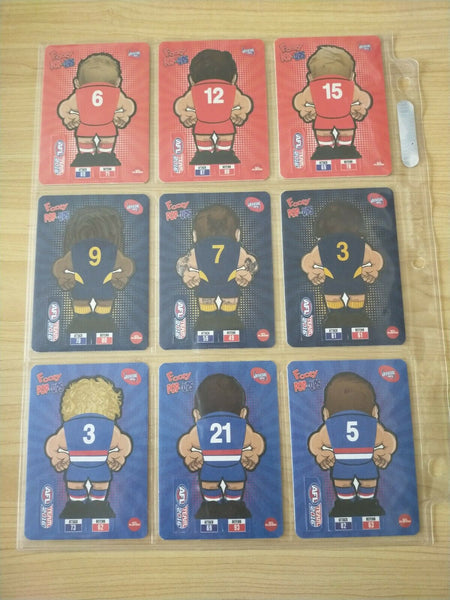 2016 AFL Teamcoach Footy Pop-Ups Complete Set Of 54 Cards