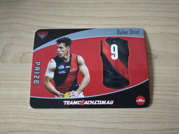2020 Teamcoach Prize Football Card Dylan Shiel Essendon P-05b