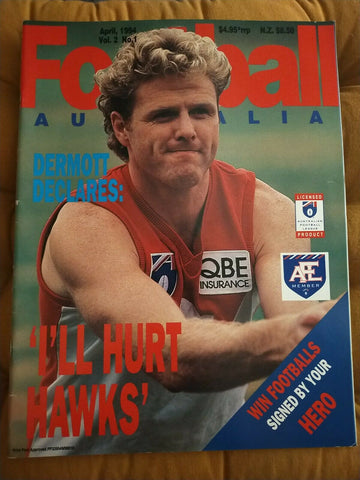 AFL 1994 April Vol. 2 No. 1 Football Australia Magazine