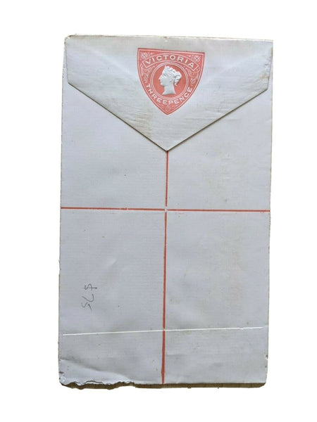 Victoria 3d REGISTERED ENVELOPE postal stationery Mint