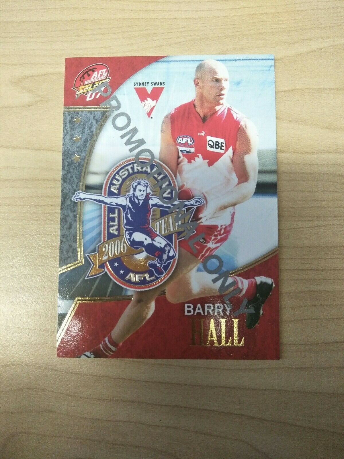 2007 Select AFL All Australian Promotional Card Barry Hall Sydney