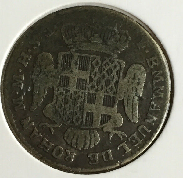 Malta 1780 6 Tari Silver Coin
