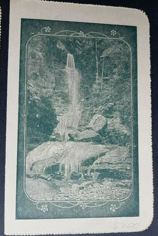 Australia Letter Card 1d KGV Die 1 Empress Falls Blue Mountains ACSC LC