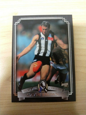 Select ESP Official AFL Collingwood Team Of The Century Gavin Brown (40)