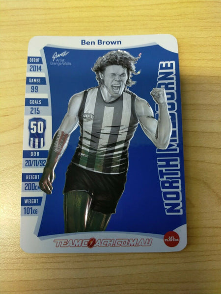 2019 Teamcoach Star Wildcard Ben Brown North Melbourne SW-12