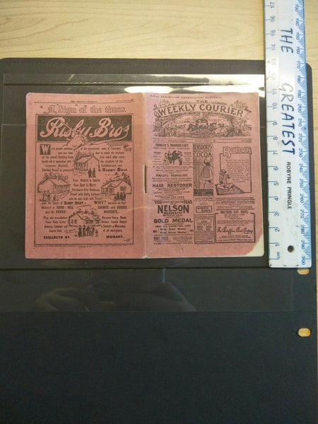 Tasmania The Weekly Courier Mini Newspaper 1907 Launceston Exhibition souvenir