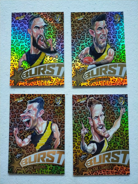 2020 Select Footy Stars Leopard Star Bursts Richmond Team Set