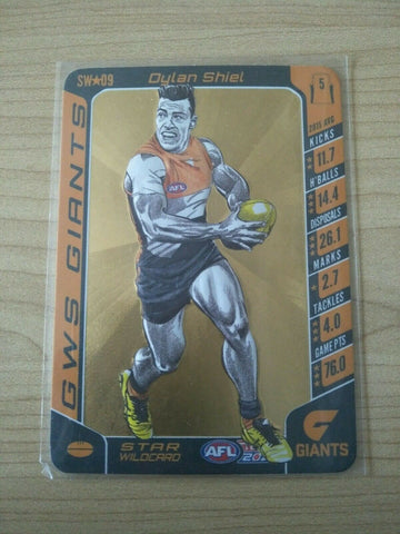 2016 Teamcoach Star Wildcard Dylan Shiel GWS SW-09